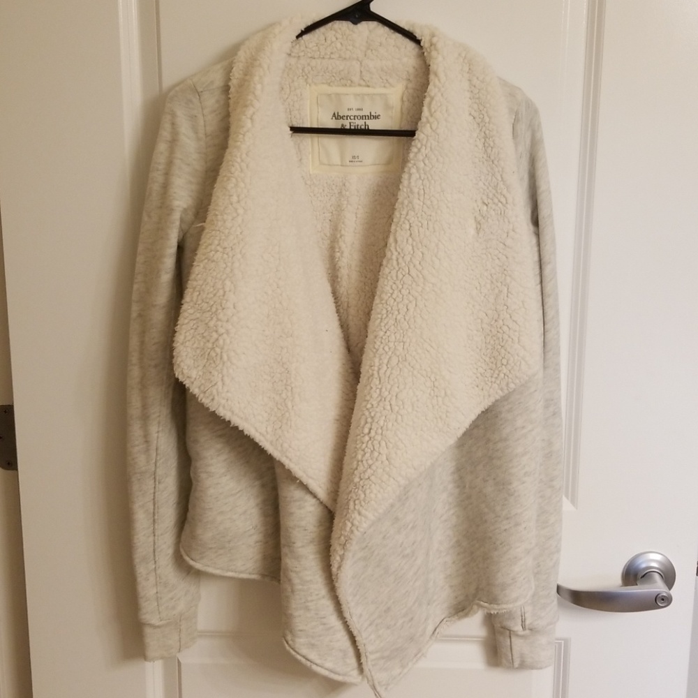Abercrombie and Fitch Sherpa Cardigan